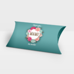 Darilna škatlica Mami, Turkiz dots - Pillow