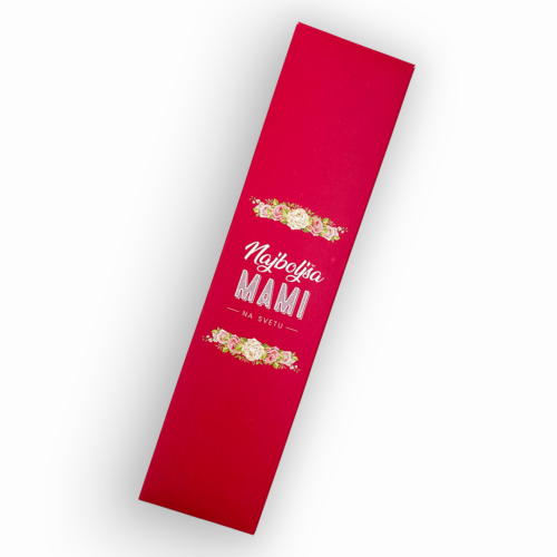 Darilna škatlica Mami, Roza - za svinčnike